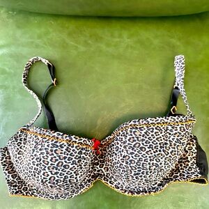 Cleo by Panache 32E Mimi Leopard Balconette Bra